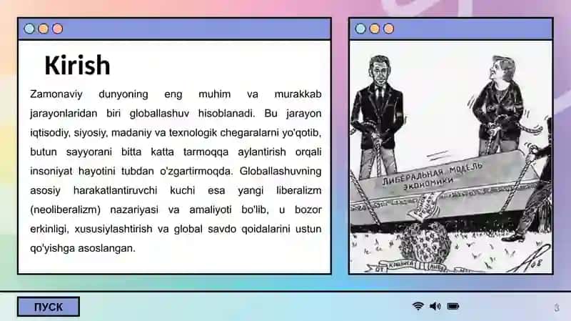 GLOBALLASHUV VA YANGI LIBERALIZM 3