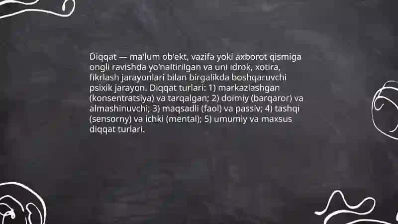 Diqqat va Nutq 3
