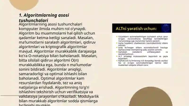Dasturlarni loyihalash va algoritmlarni ishlab chiqish 3