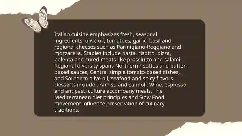 Cuisine of the world 3
