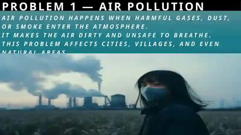 Two Global Problems — Air Pollution and Global Warming 3