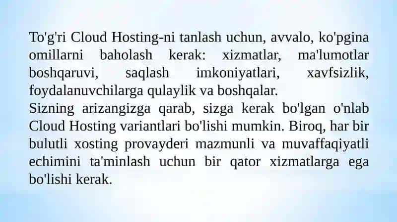 Cloud Hosting 3