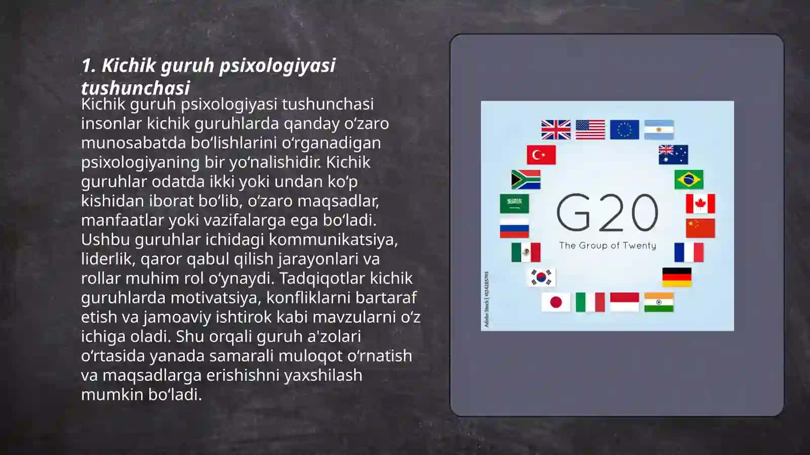 Kichik guruh psixologiyasi 3