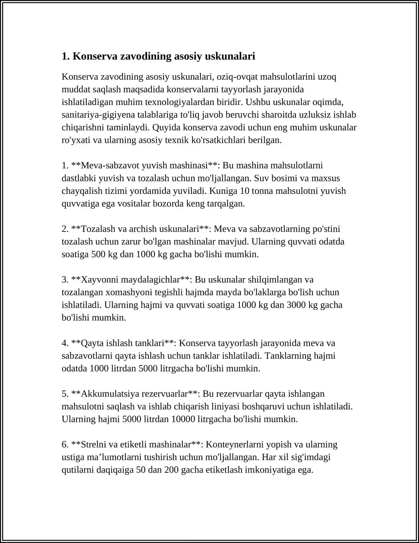 KONSERVA KORXONALARIDAGI YORDAMCHI QURILMALAR 3
