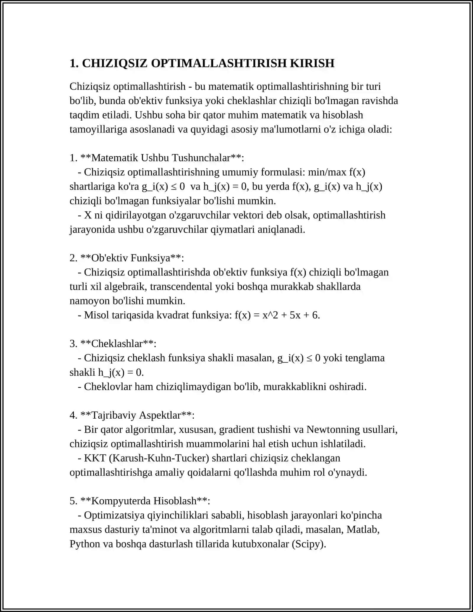 CHIZIQSIZ PROGRAMMALASHTIRISH MASALASI 3