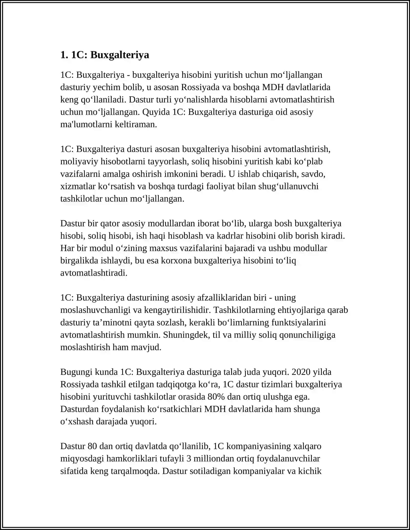 1C: Buxgalteriya 3