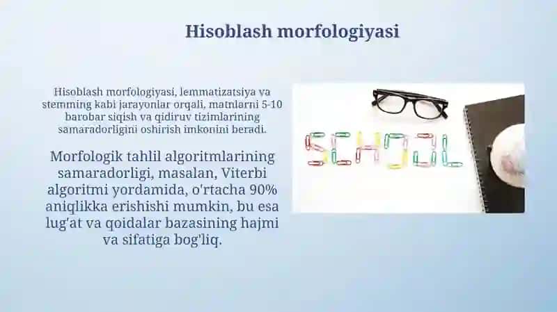 Kampyuter lingvistikasining yoʼnalishlari 3