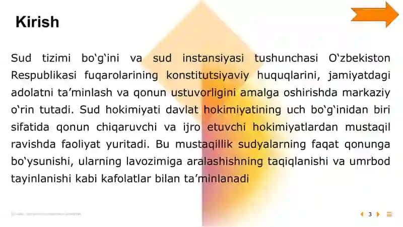Sud tizimi bo‘g‘ini va sud instansiyasi tushunchasi 3