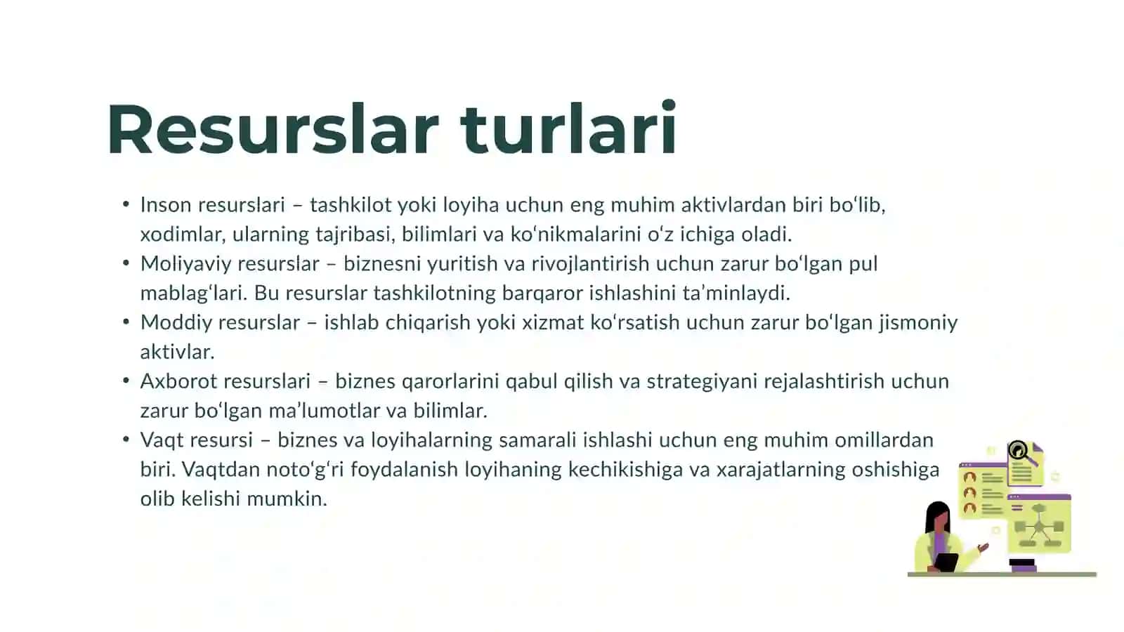 Resurslarni boshqarish 3