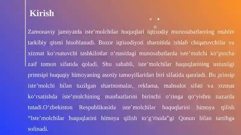 Iste’molchilar huquqlarining ustunligi 3