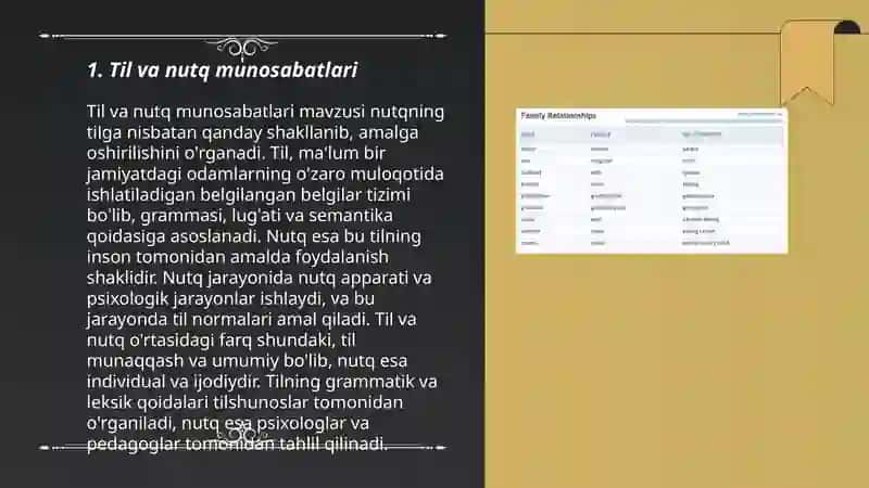 Til va nutq munosabatlari 3