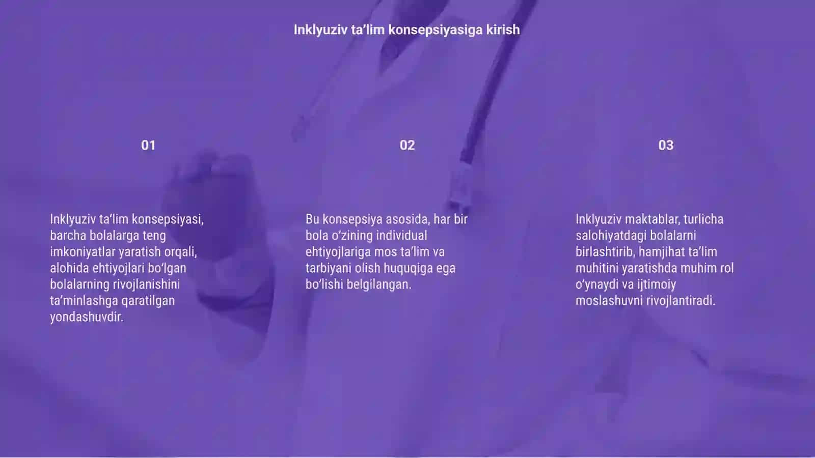 Inklyuziv ta'lim va tarbiyalash konsepsiyasi 3