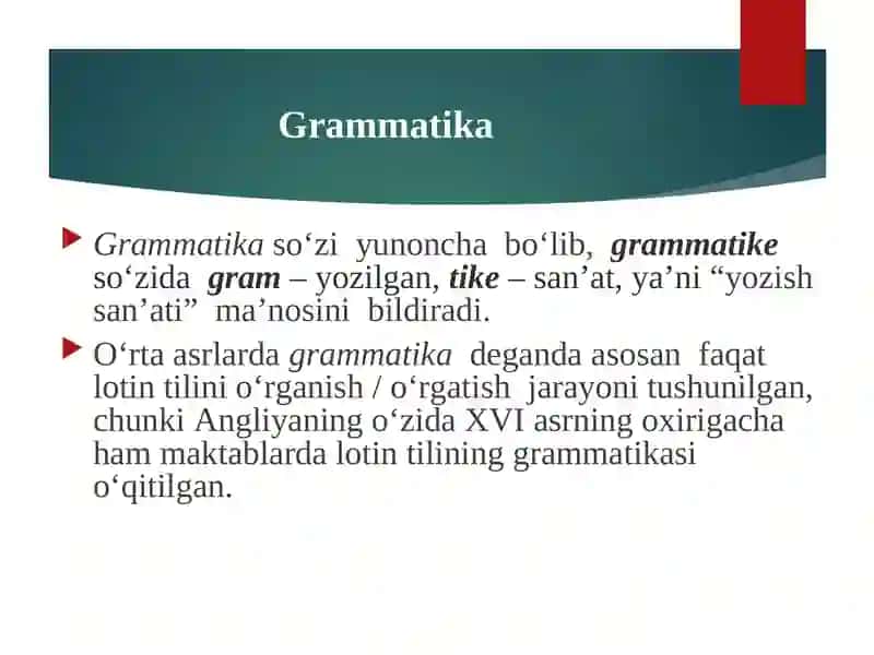 GRАMMАIKА. MОRFОLОGIYA. 3