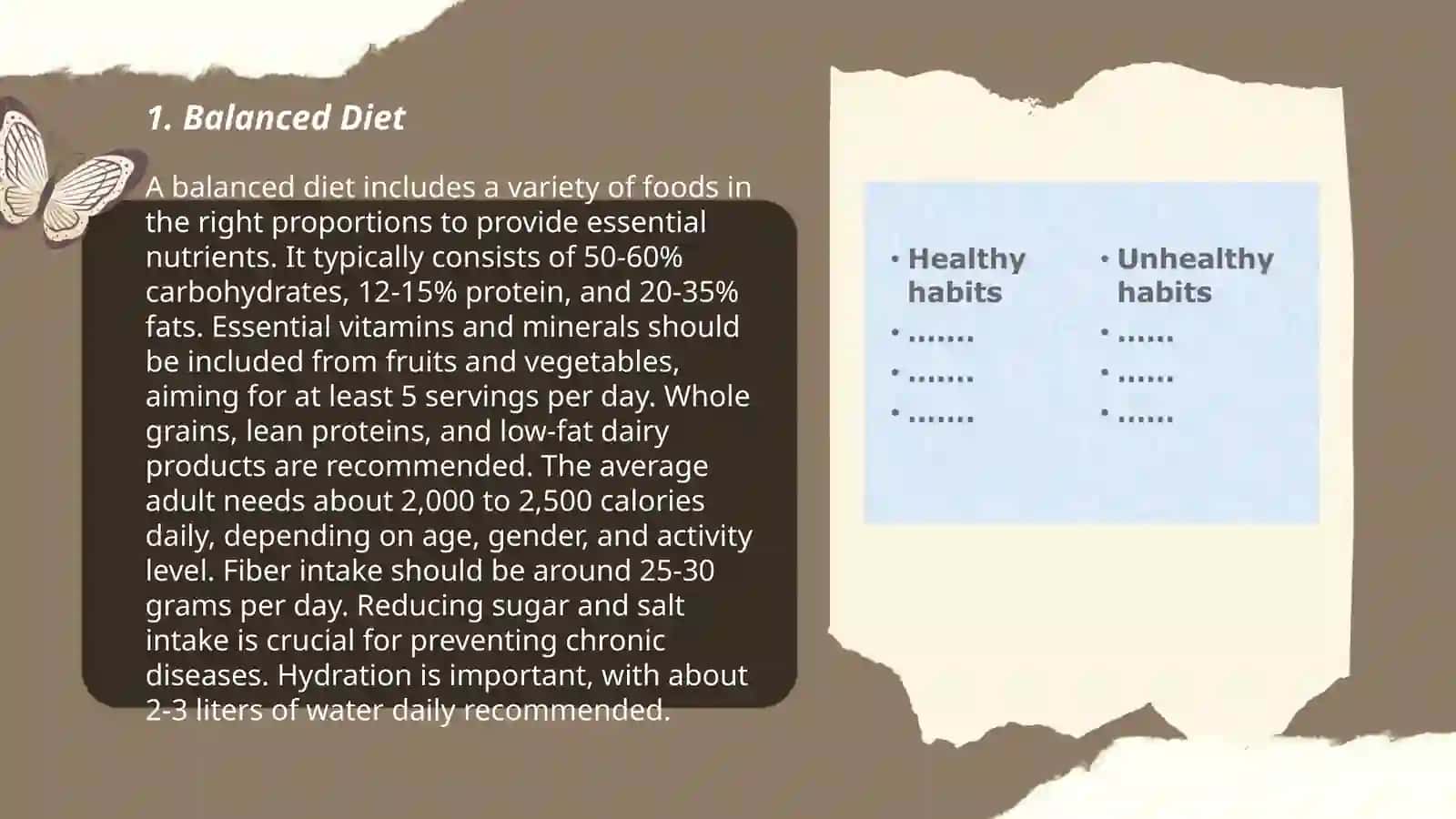Healthy habits 3