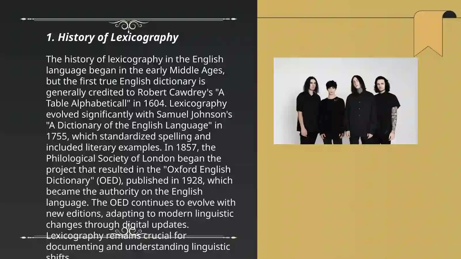 The theoretical foundation of lexicography 3