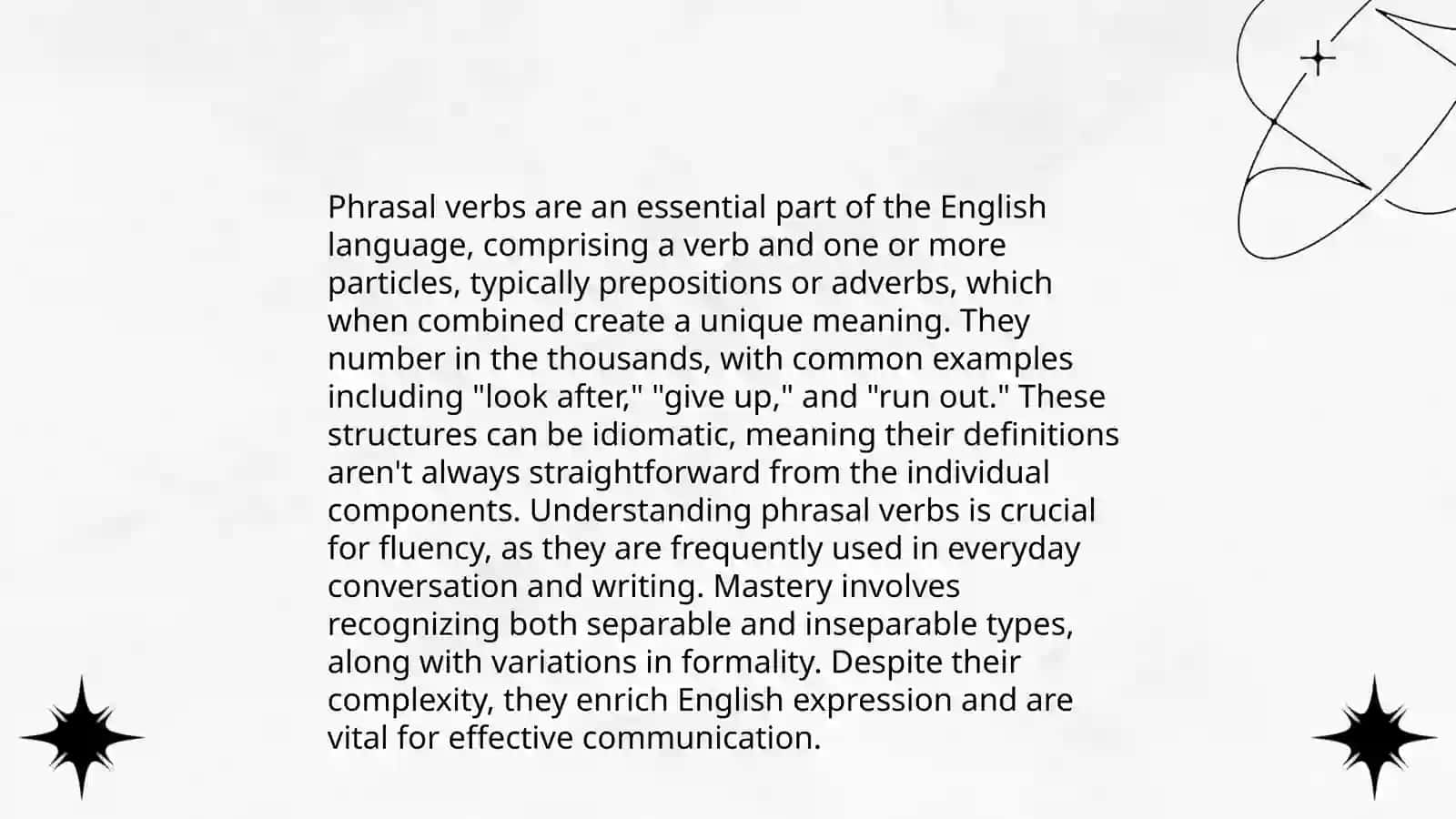Phrasal verbs 3