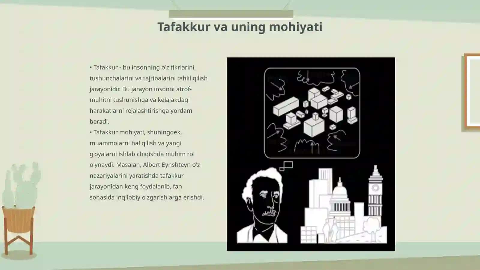 Tafakkur umumiy tassavurlar va nazariy yondashuvlar 3
