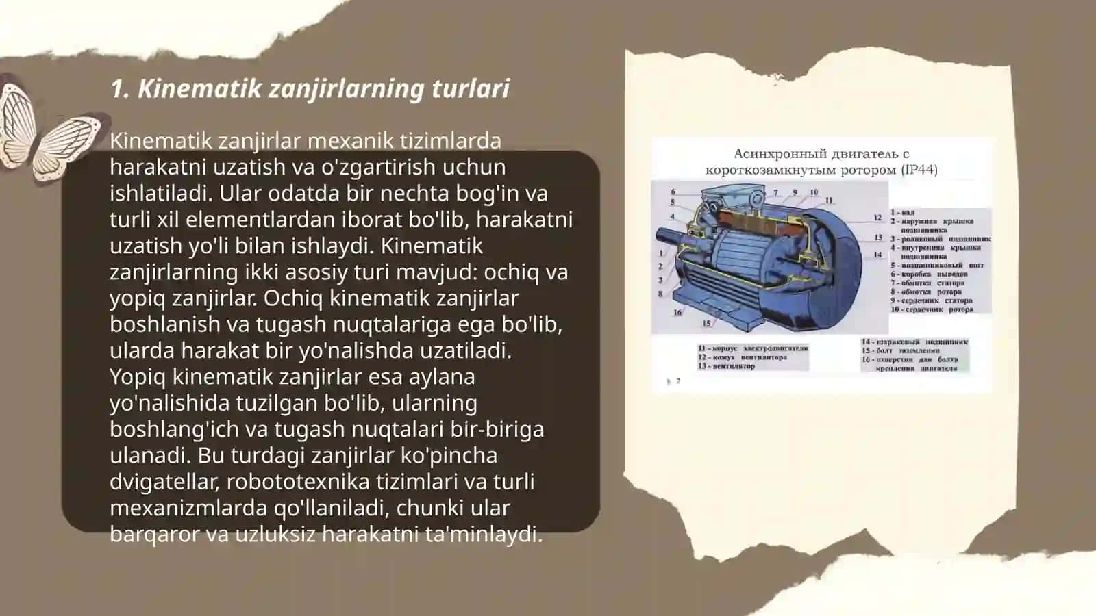 Kinematik zanjirlar 3