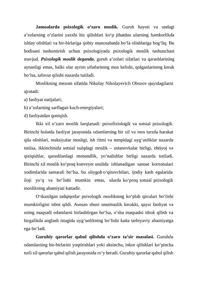 Sotsial psixologiyada katta guruhlarni oʻrganilish 3