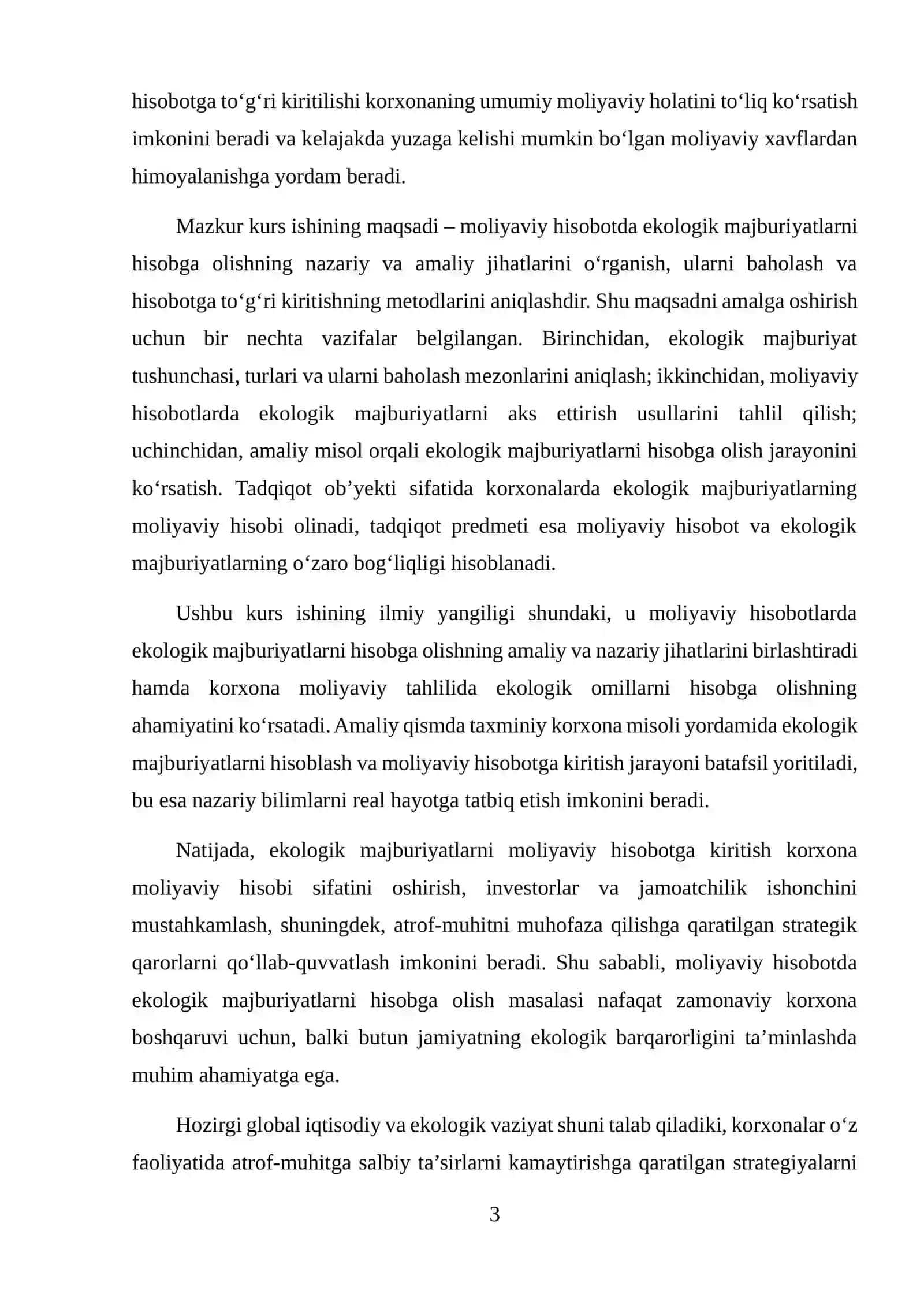 EKOLOGIK MAJBURIYATLARNI HISOBGA OLISH 3