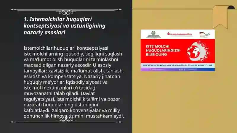 Istemolchilar huquqlari ustunligi 3