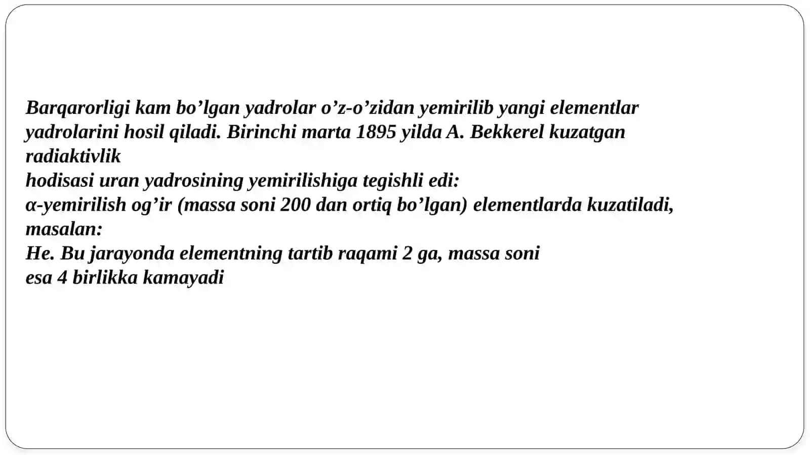 Fayans va SUddI qonuni 3