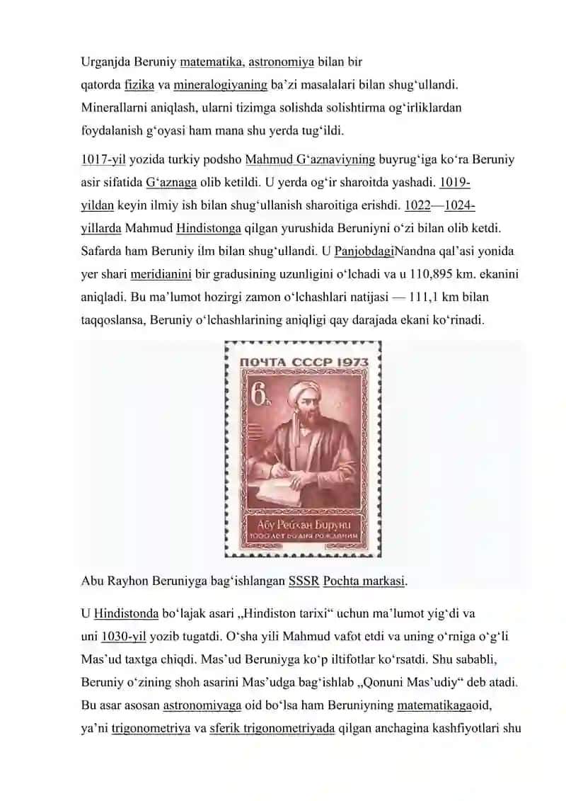 ABU RAYHON BERUNIY MUHAMMAD IBN AHMAD TA’LIM TARBIYAGA OID QARASHLARI 3