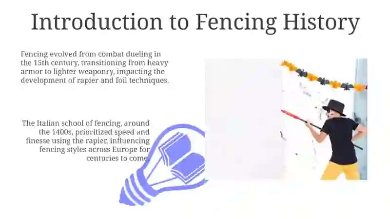 Lesson 5. History of Fencing 3