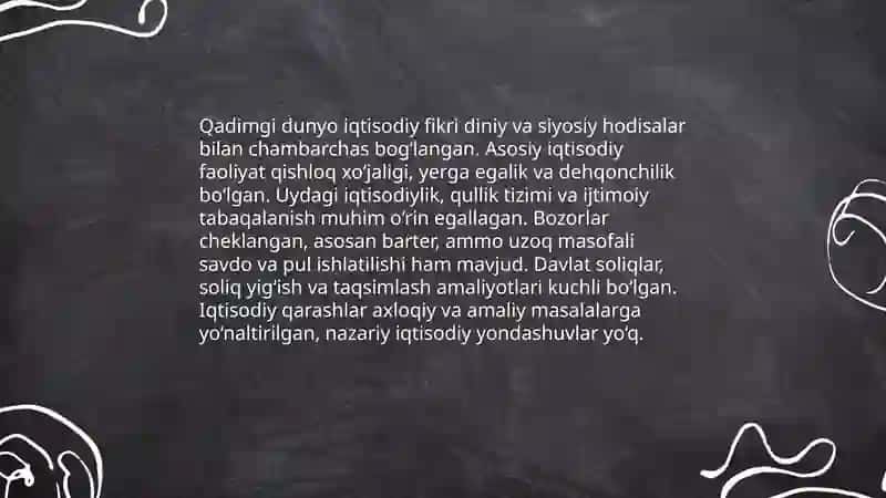 Qadimgi dunyo iqtisodiy qarashlari 3