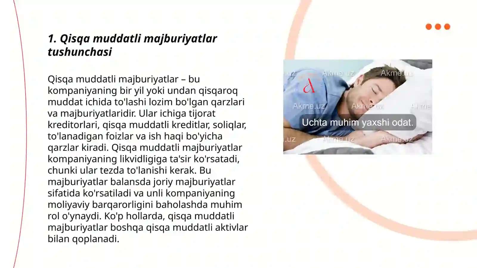 Qisqa muddatli majburiyatlar hisobi 3