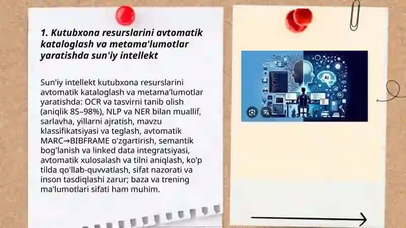 Kutubxona faoliyatida sun'iy intellekt texnalogiyalari 3