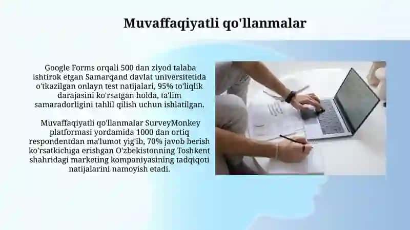 Muvaffaqiyatli qo'llanmalar 3