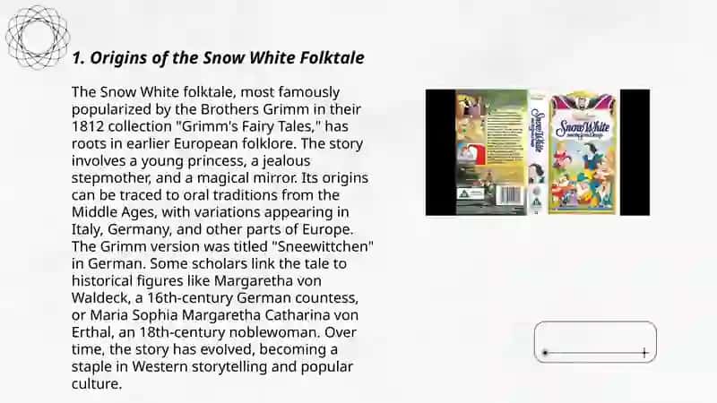 Origins of the Snow White Folktale 3