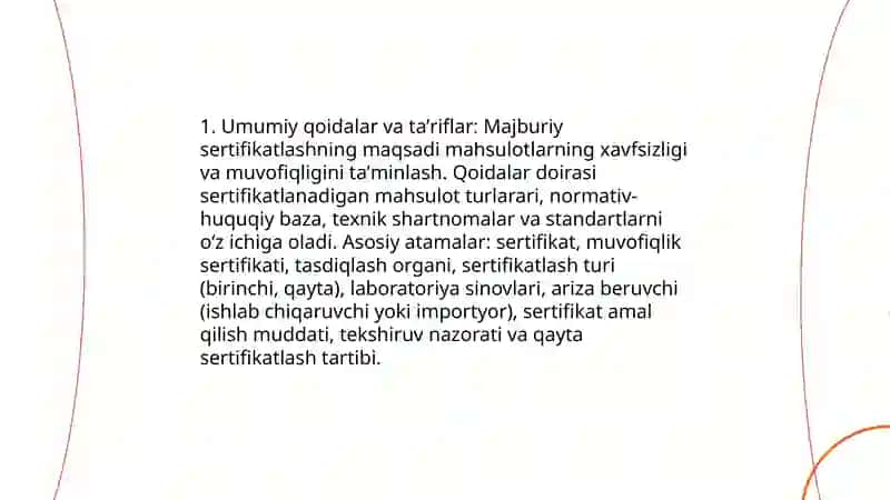 Sertifikatlash qoidalari 3