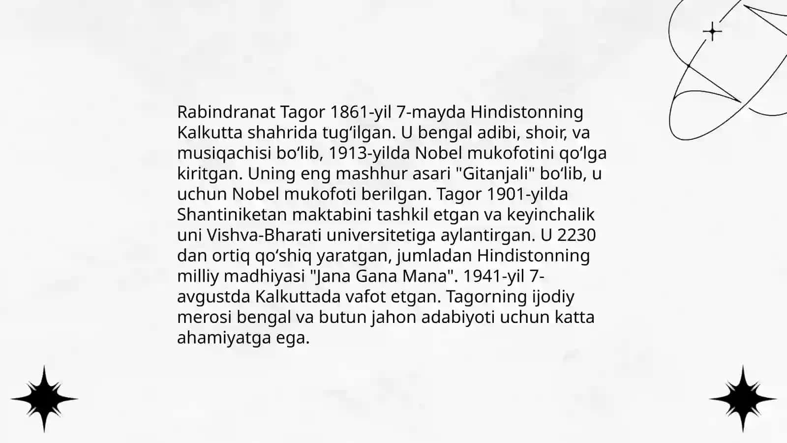 Tagor roman va hikoyalar tahlili 3