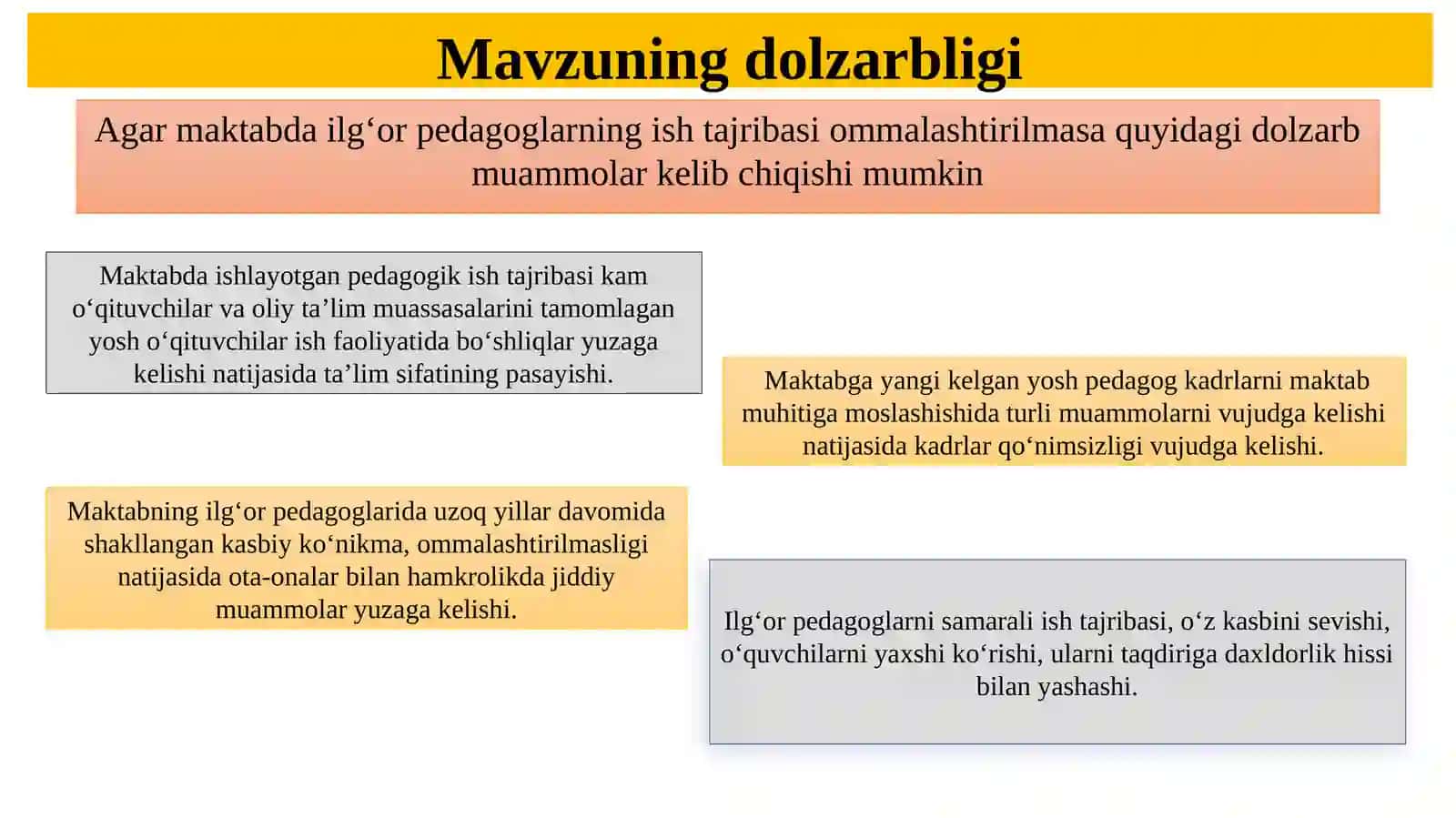 Ilg‘or pedagoglarning ishtajribasinikengmiqyosdaommalashtirish 3