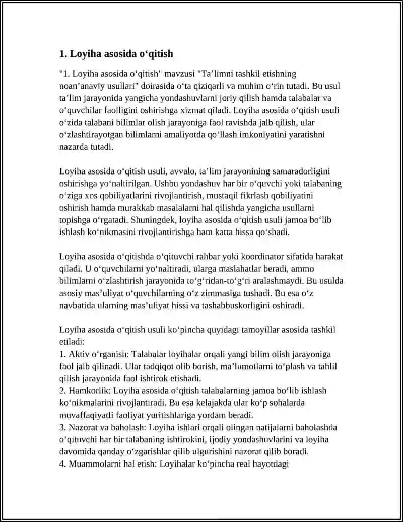 Ta’limni tashkil etishning noanʼanaviy usullari 3