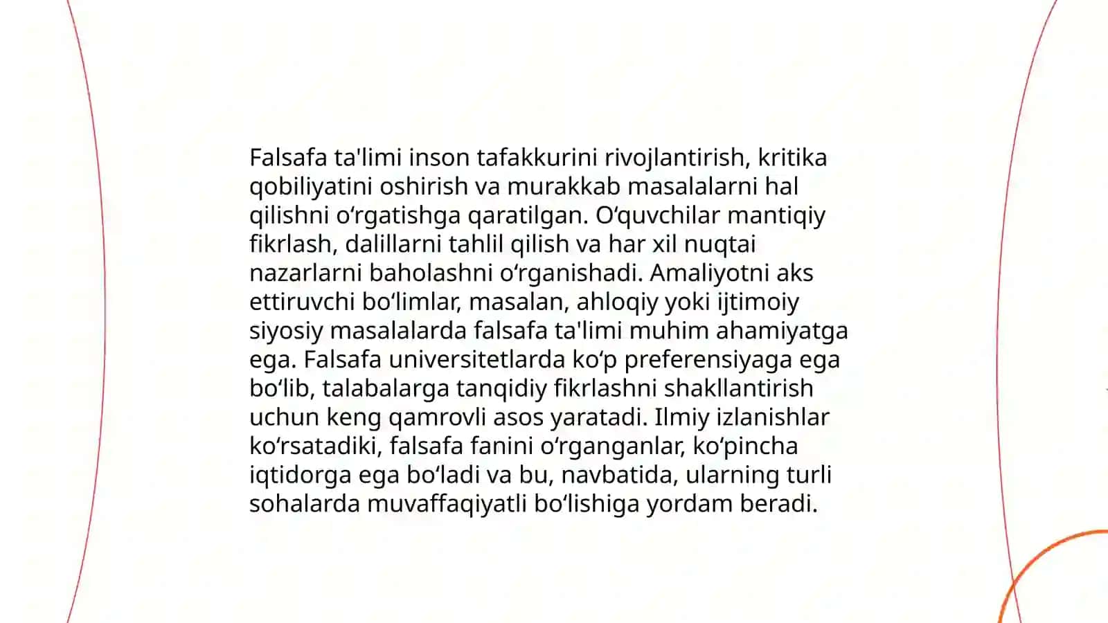Falsafa fanining asosiy maqsadi va bolgusi pedagoglarda o'qitilishining nazariy-amaliy ahamiyati 3