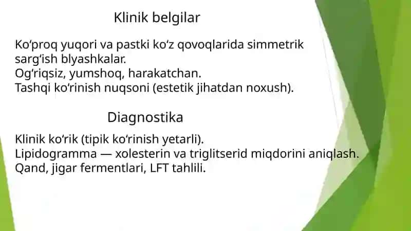 Ksantalezma, Gigroma, Lipomalar 3
