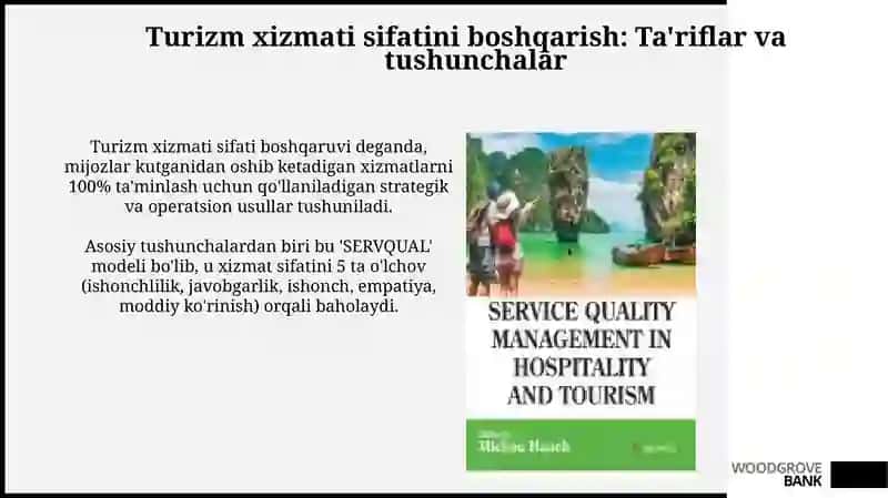 Turizm xizmati sifatini boshqarish 3