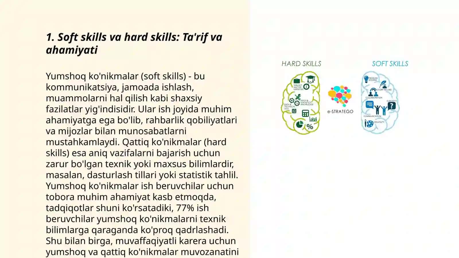 Soft skills va hard skills: Ta'rif va ahamiyati 3