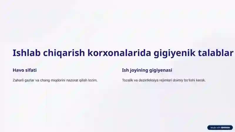 UASH ishining gigiyenik jihatlari 3