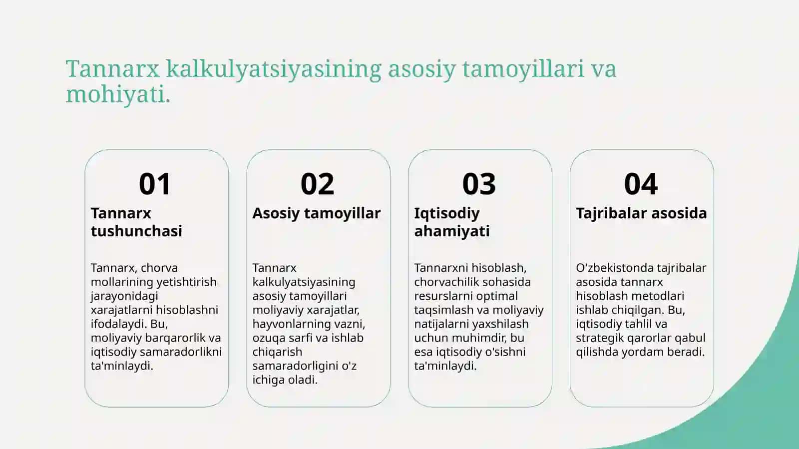 Tannarx kalkulyatsiyasi 3