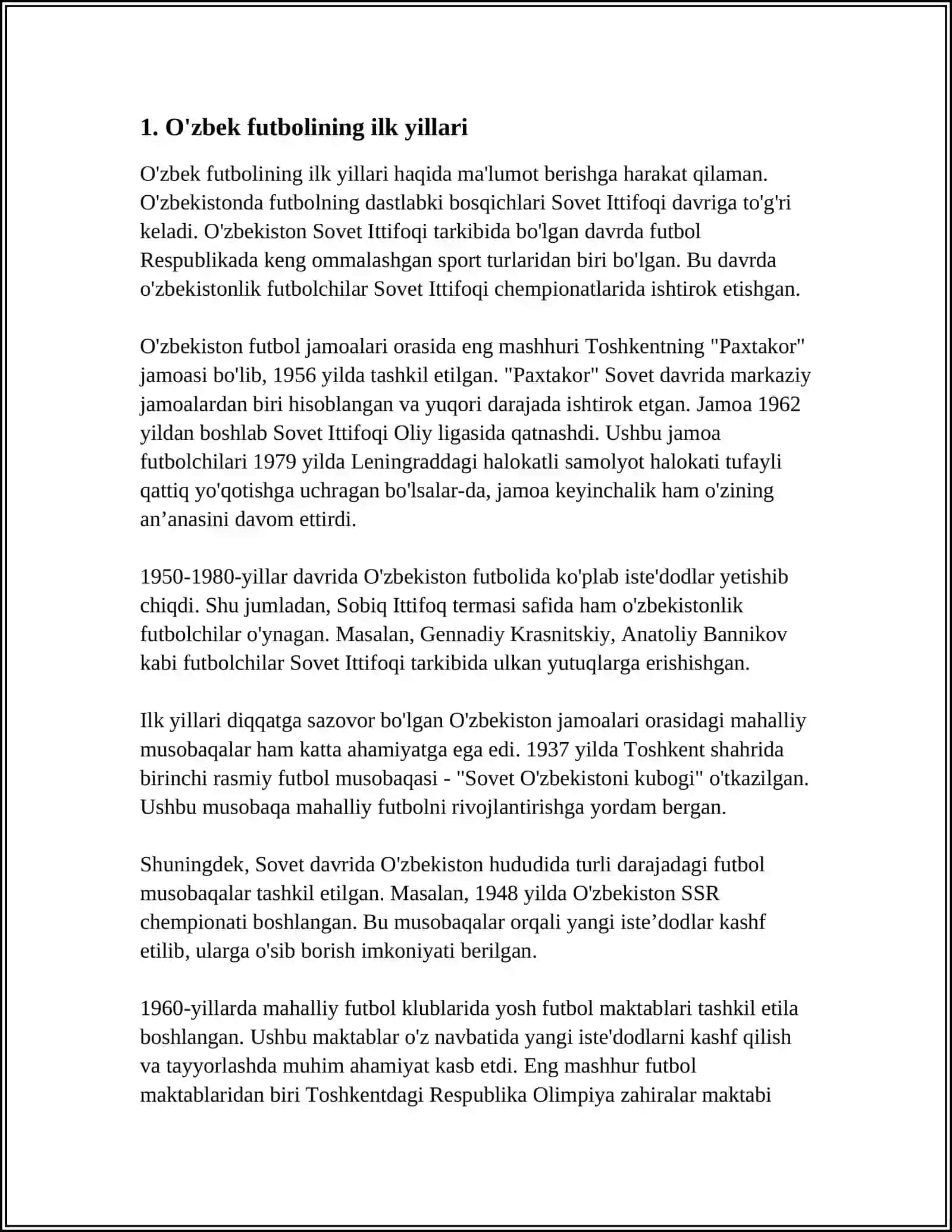 OZBEK FUTBOLINING RIVOJLANISH TARIXI 3