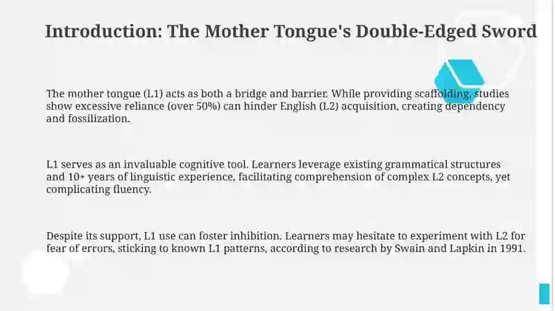 Challenges and Impacts of Mother Tongue Use 3
