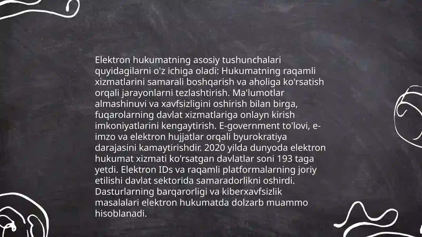 Elektron hukumat asoslari 3