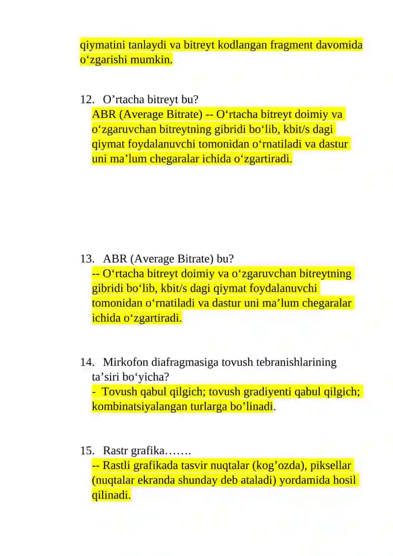 Siqish texnologiyasi haqida 3