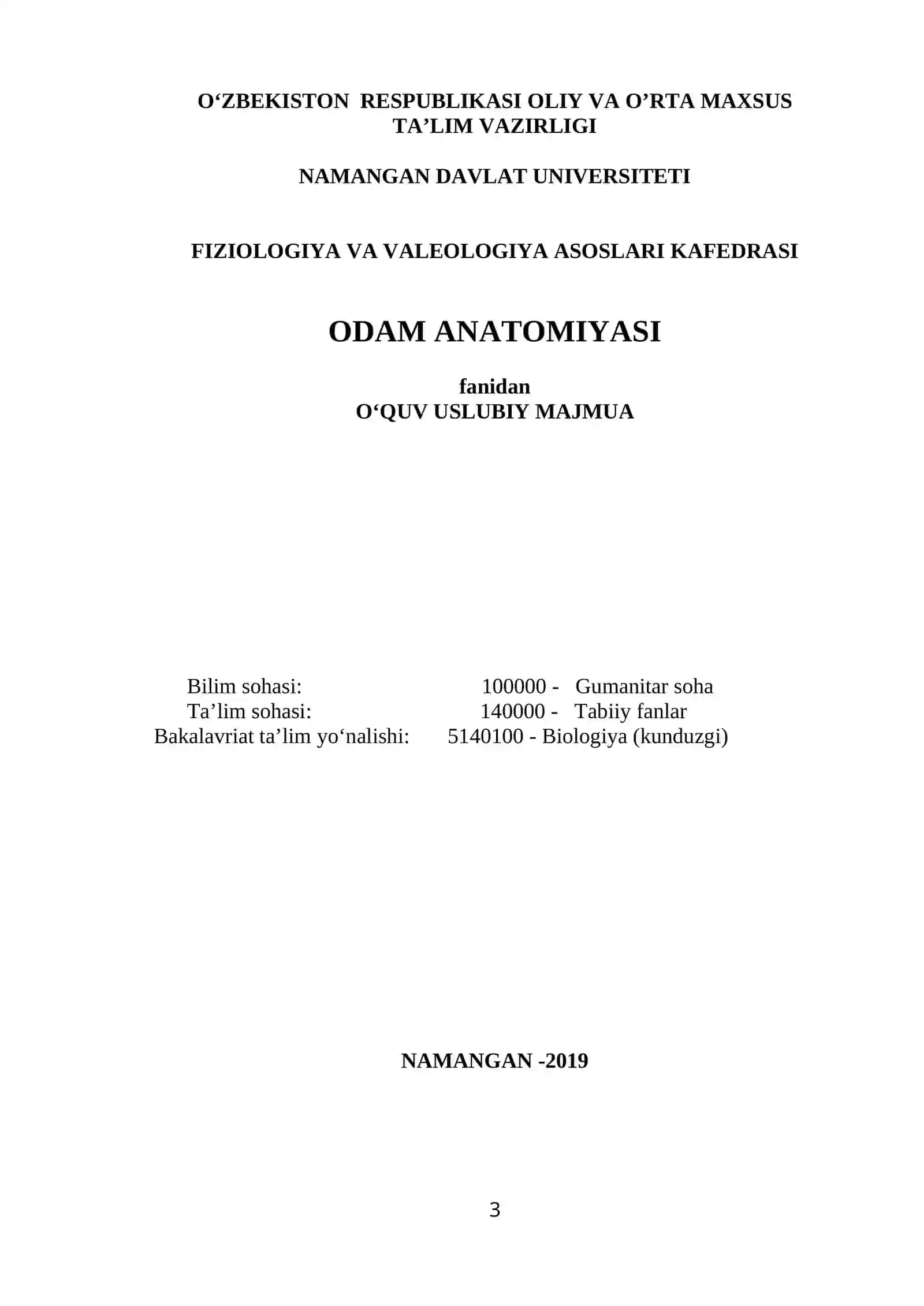 ODAM ANATOMIYASI 3