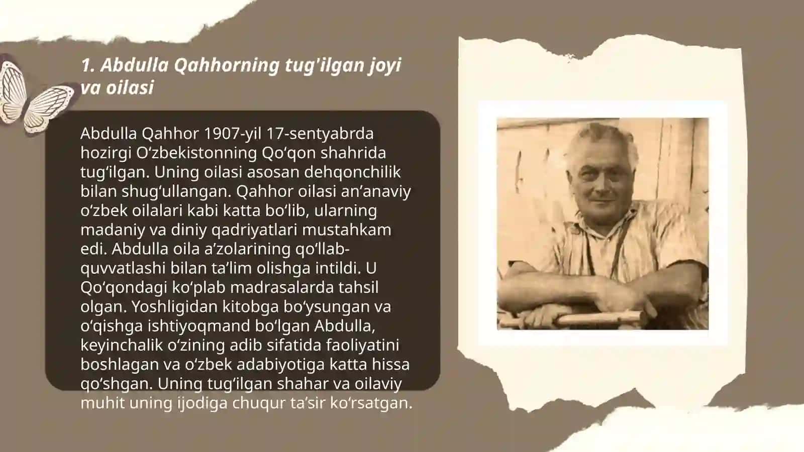 Abdulla Qahhor hayoti va ijodi 3