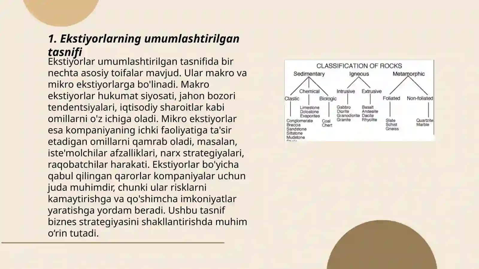Ekstiyorlarning Klassifikatsiyasi 3